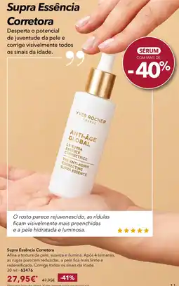 Yves Rocher Supra Essência Corretora Yves Rocher promoção