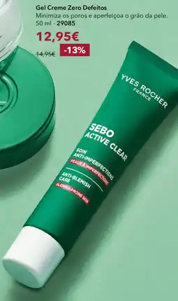 Yves Rocher Gel creme zero defeitos yves rocher promoção
