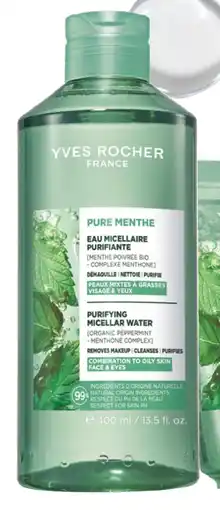 Yves Rocher Água micelar purificante promoção