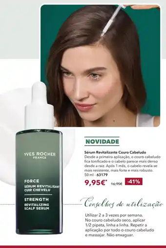 Yves rocher sérum revitalisante couro cabeludo