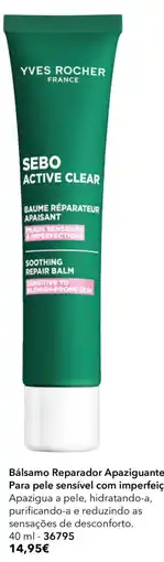 Yves Rocher Bálsamo reparador apaziguante yves rocher promoção