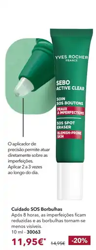 Yves Rocher Yves rocher sebo active clear promoção
