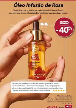 Yves Rocher Óleo Infusão de Rosa Yves Rocher promoção