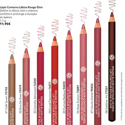 Yves Rocher Lápis Contorno Lábios Rouge Elixir promoção