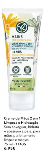 Yves Rocher Creme de mãos 2 em 1 yves rocher promoção