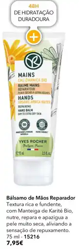 Yves Rocher Bálsamo de Mãos Reparador Yves Rocher promoção