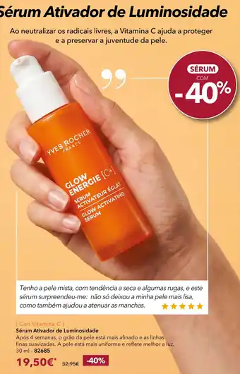 Yves Rocher Sérum Ativador de Luminosidade