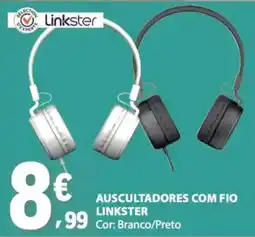 E.Leclerc Auscultadores com fio linkster promoção