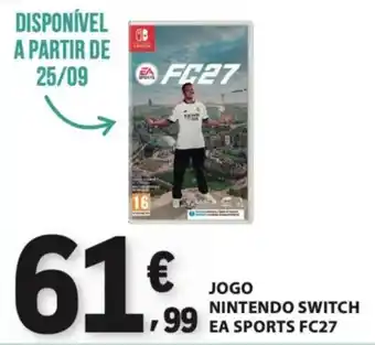 Jogo nintendo switch ea sports fc27