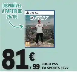 E.Leclerc jogo ps5 ea sports fc27 promoção