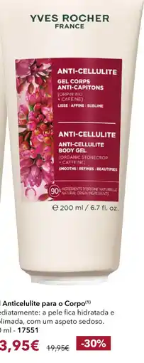 Yves Rocher Yves rocher anticelulite para o corpo promoção