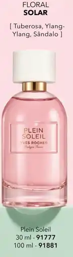 Yves Rocher Plein Soleil Yves Rocher promoção