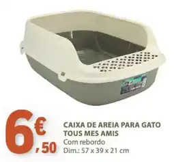 E.Leclerc caixa de areia para gato tous mes amis promoção