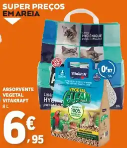 E.Leclerc absorvente vegetal vitakraft promoção