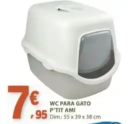 E.Leclerc wc para gato p'tit ami promoção