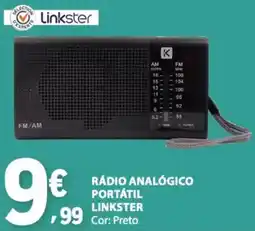 E.Leclerc Rádio analógico portátil linkster promoção