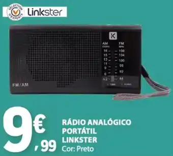 Rádio analógico portátil linkster