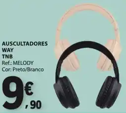 E.Leclerc Auscultadores Way Tnb promoção
