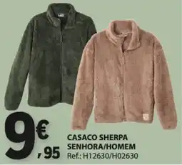 E.Leclerc casaco sherpa senhora/homem promoção