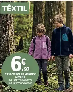 E.Leclerc Casaco polar menino/ menina promoção