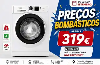 Hotpoint Máq. lavar roupa NWS 8469WKSPT