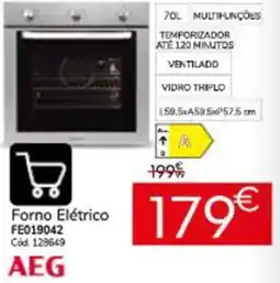 Conforama Forno elétrico aeg promoção