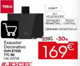 Conforama Exaustor Decorativo DVN 67050 TTC BK promoção
