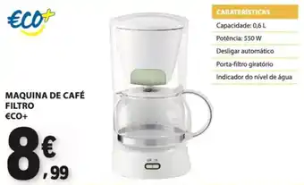 Maquina de café filtro eco+