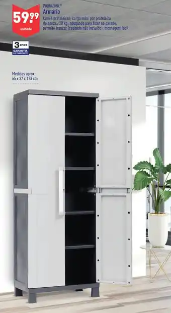 ALDI Workzone Armário promoção