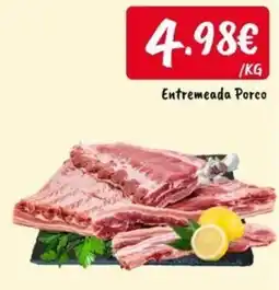Ponto Fresco Entremeada Porco promoção