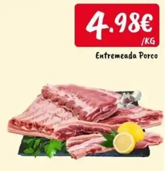 Ponto Fresco Entremeada Porco promoção