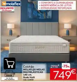 Conforama Colchão molaflex molas multielásticas nude multi promoção