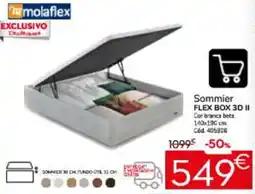 Conforama Sommier flex box 3d ii promoção