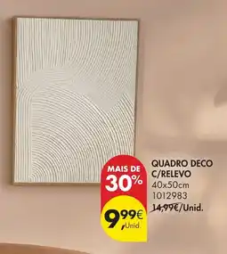 Pingo Doce Quadro deco c/relevo promoção