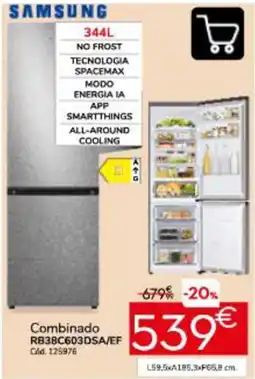 Conforama Samsung Combinado RB38C603DSA/EF promoção