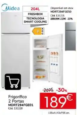 Conforama Frigorífico 2 Portas Midea promoção