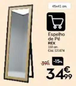 Conforama Espelho de Pé REX promoção