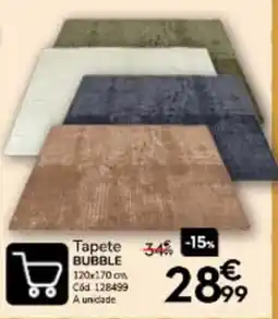 Conforama Tapete bubble promoção