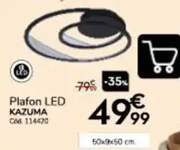 Conforama Plafon led kazuma promoção