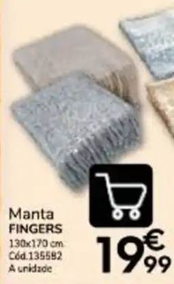 Conforama Manta fingers promoção