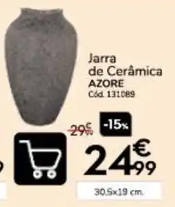 Conforama Jarra de Cerâmica Azore promoção