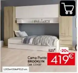 Conforama Cama Ponte brooklyn promoção