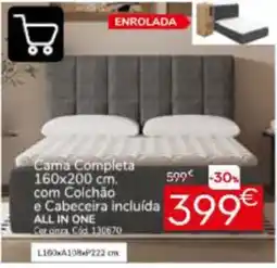 Conforama Cama Completa promoção