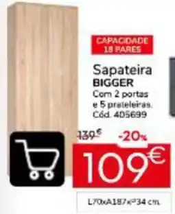 Conforama Sapateira bigger promoção
