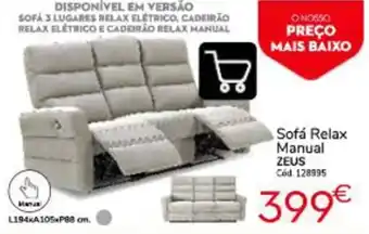 Sofá Relax Manual Zeus