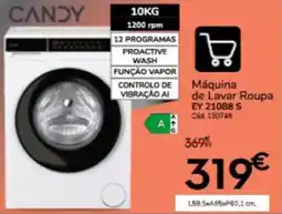 Conforama Máquina de lavar roupa candy ey 210b8 s promoção