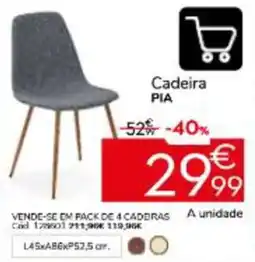 Conforama Cadeira PIA promoção