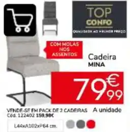 Conforama Cadeira mina promoção