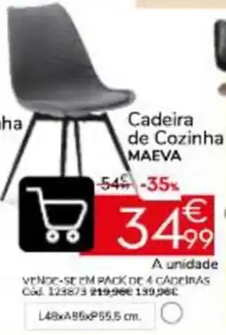Conforama cadeira de cozinha maeva promoção