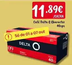 Ponto Fresco Café Delta Q Character promoção